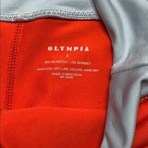 Olympia Activewear Pants - Olympia Activewear Orange pants sz S NWOT Olympia Activewear Pants - Olympia Activewear Orange pants sz S NWOT